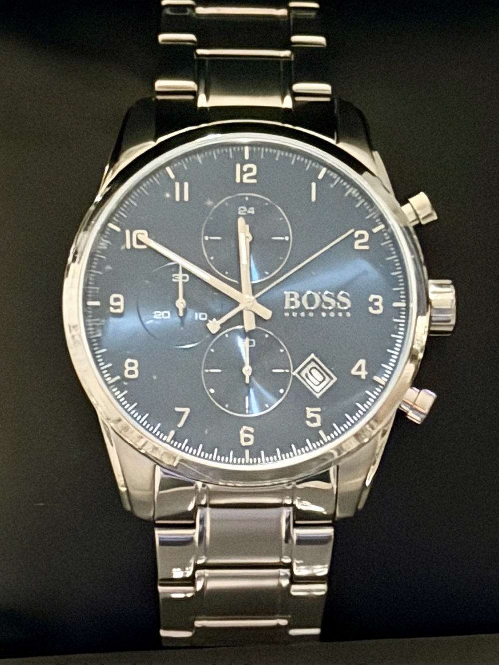 BOSS Grand Prix Stainless Steel Chronograph Watch